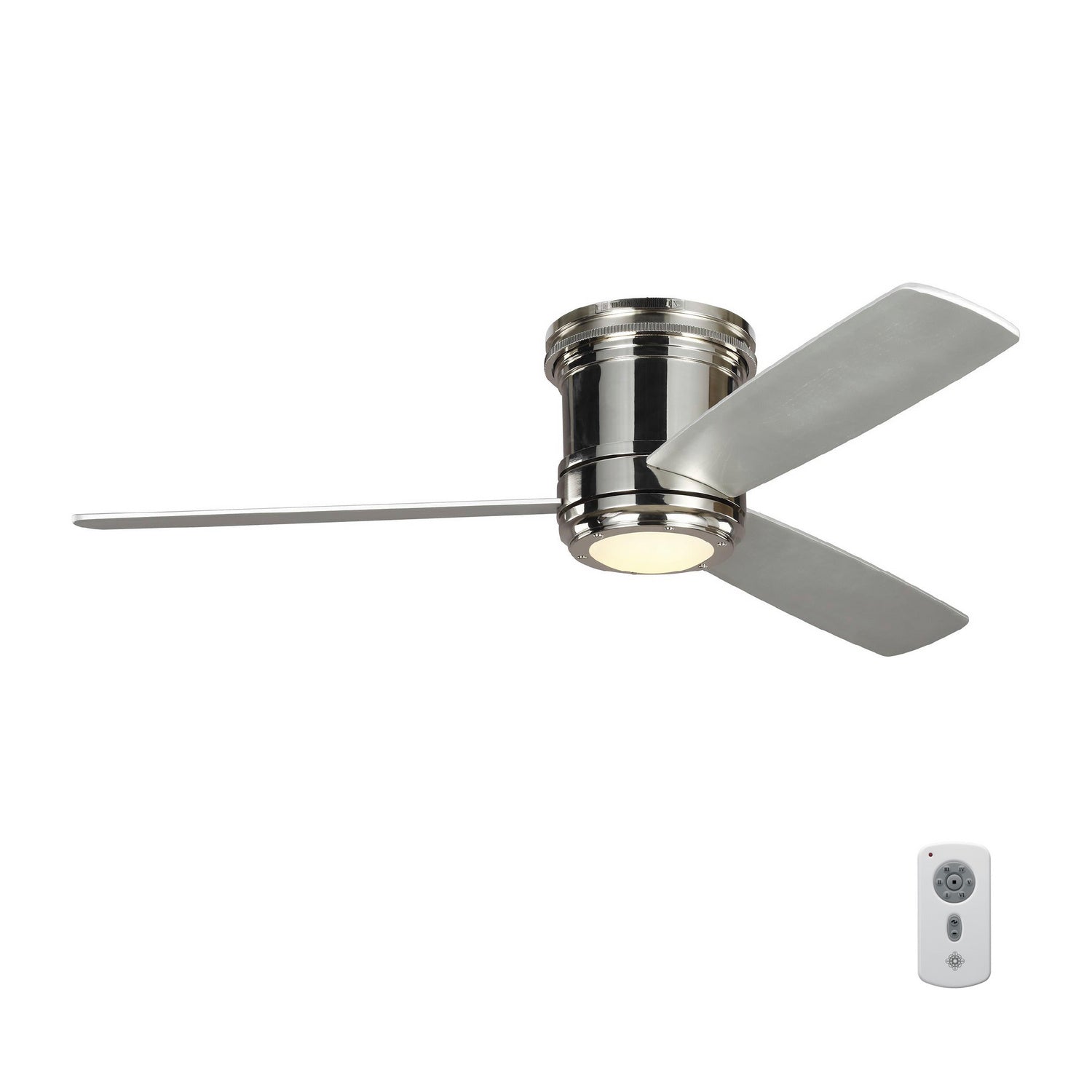 Visual Comfort Fan - 3TAHR56PNGRYD - 56``Ceiling Fan - Aerotour Semi-Flush 56 - Polished Nickel