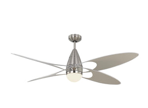 Generation Lighting. - 4BFR54BSD-V1 - 54"Ceiling Fan - Butterfly - Brushed Steel