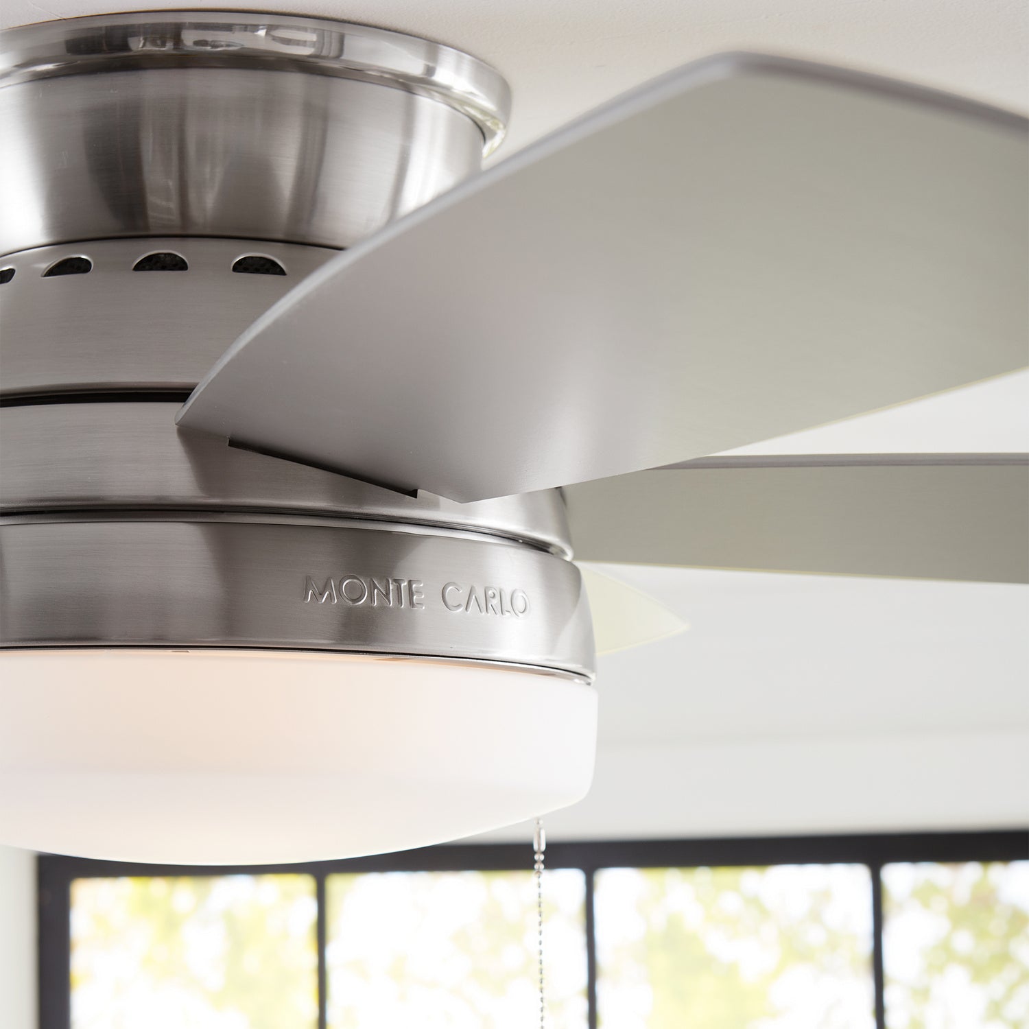 Generation Lighting. - 5TV52BSD-V1 - 52"Ceiling Fan - Traverse - Brushed Steel