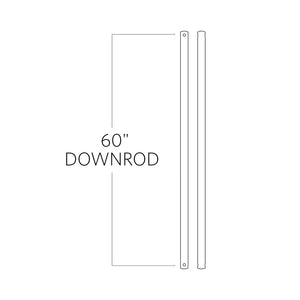 Visual Comfort Fan - DR60SN - Downrod - Universal - Satin Nickel