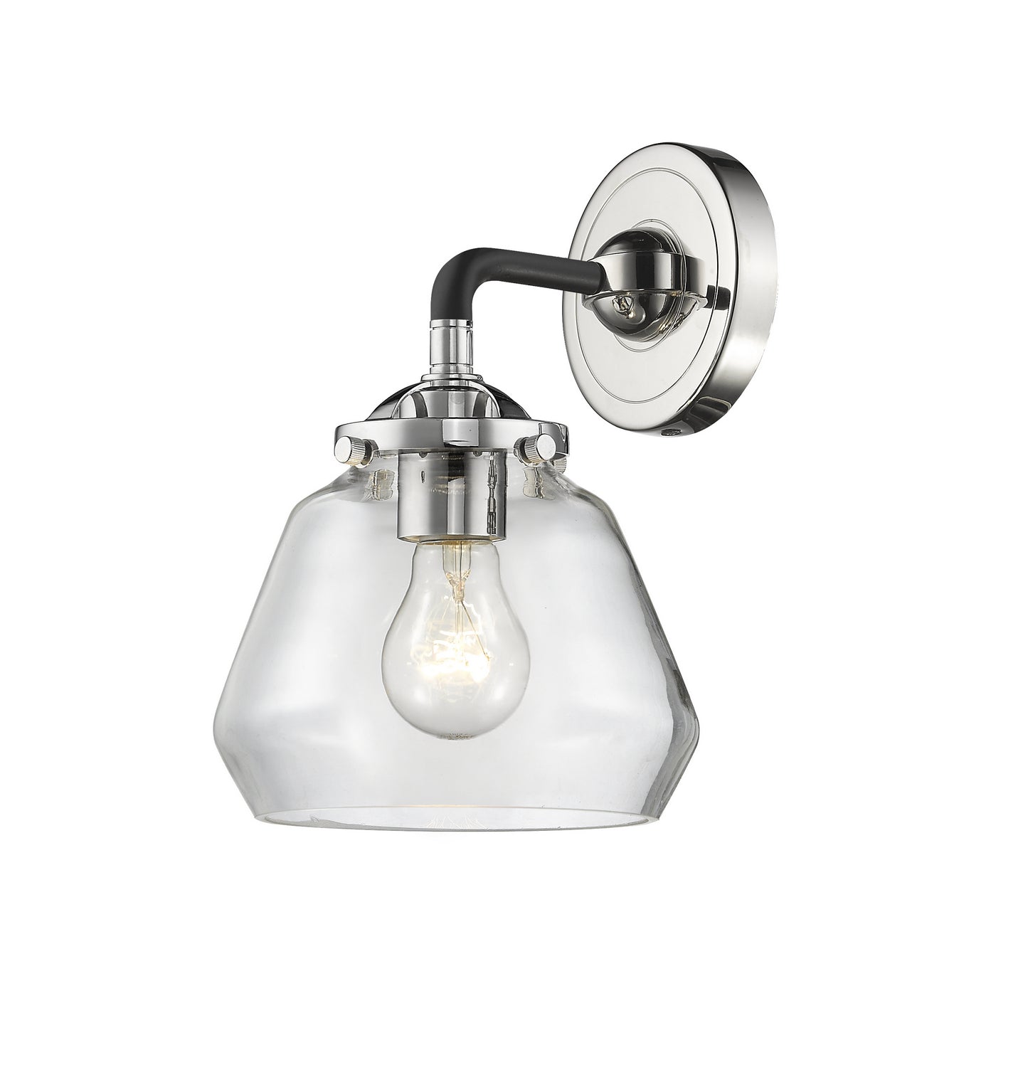 Innovations - 284-1W-BPN-G172 - One Light Wall Sconce - Nouveau - Black Polished Nickel