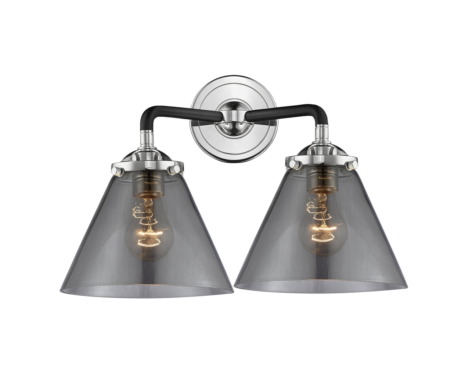 Innovations - 284-2W-BPN-G43 - Two Light Bath Vanity - Nouveau - Black Polished Nickel