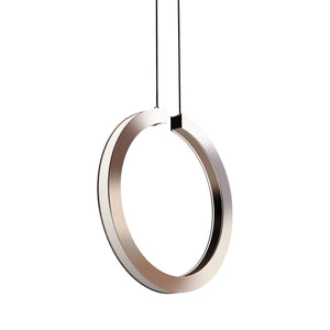 BlackJack Lighting - CRQ-18P-SN-12T-30K - LED Pendant - Cirq - Satin Nickel