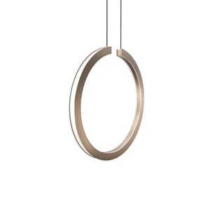 BlackJack Lighting - CRQ-18P-SN-12T-30K - LED Pendant - Cirq - Satin Nickel