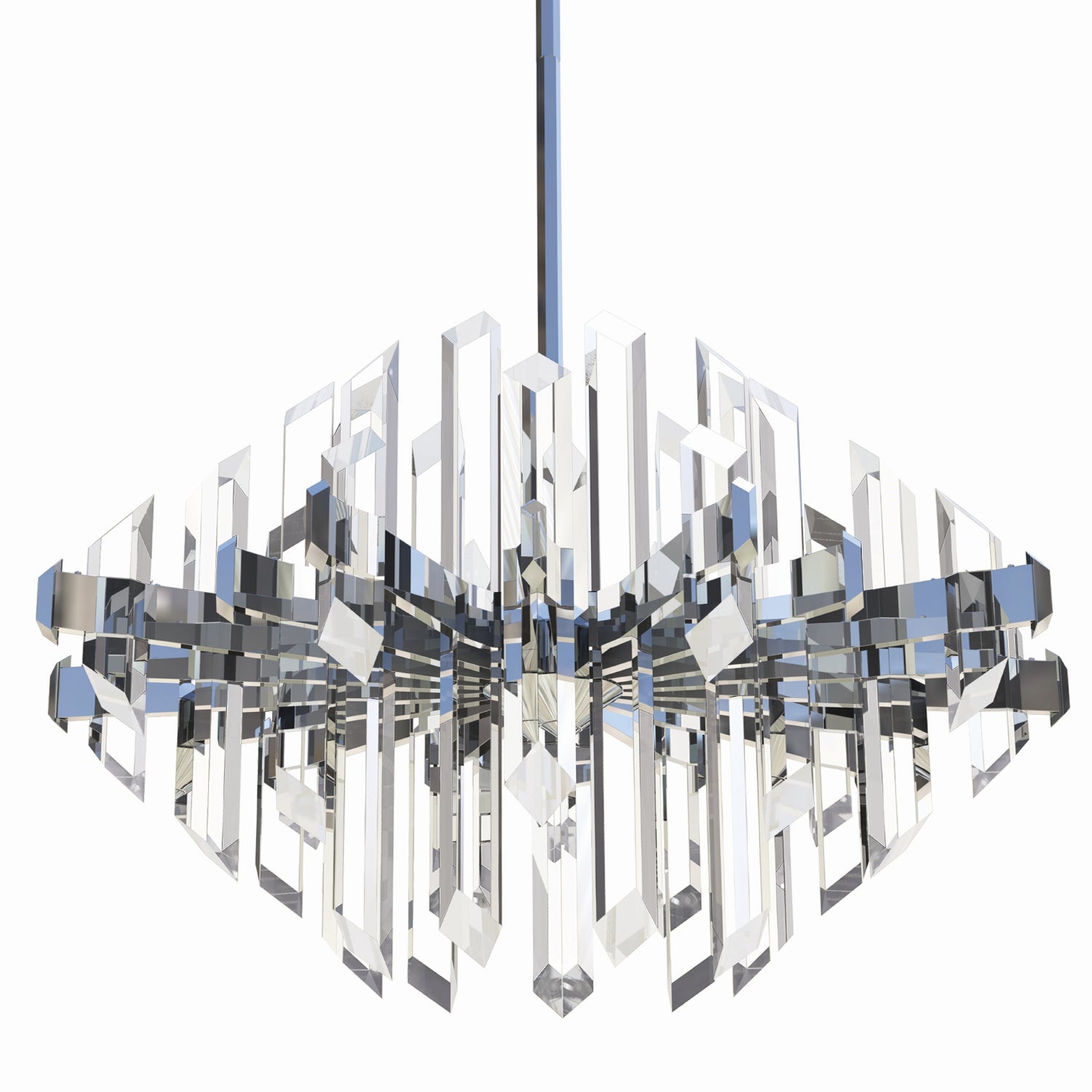 BlackJack Lighting - FAC-24P-PC-27U-30K - LED Chandelier - Facet - Polished Chrome