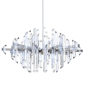 BlackJack Lighting - FAC-45P-PC-27U-30K - LED Chandelier - Facet - Polished Chrome