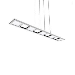 BlackJack Lighting - QDR-D48-PC-12T-30K - LED Linear Pendant - Quadra - Polished Chrome