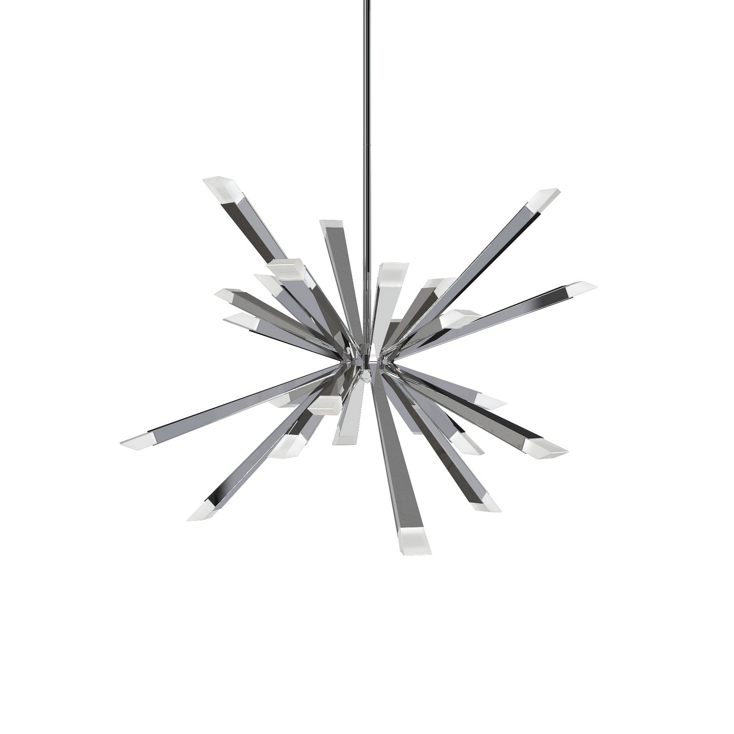 BlackJack Lighting - STB-29C-PC-27U-30K - LED Chandelier - Starburst - Brushed Brass