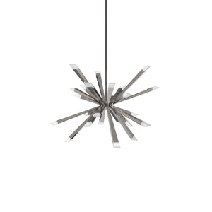 BlackJack Lighting - STB-29C-SN-27U-30K - LED Chandelier - Starburst - Satin Nickel