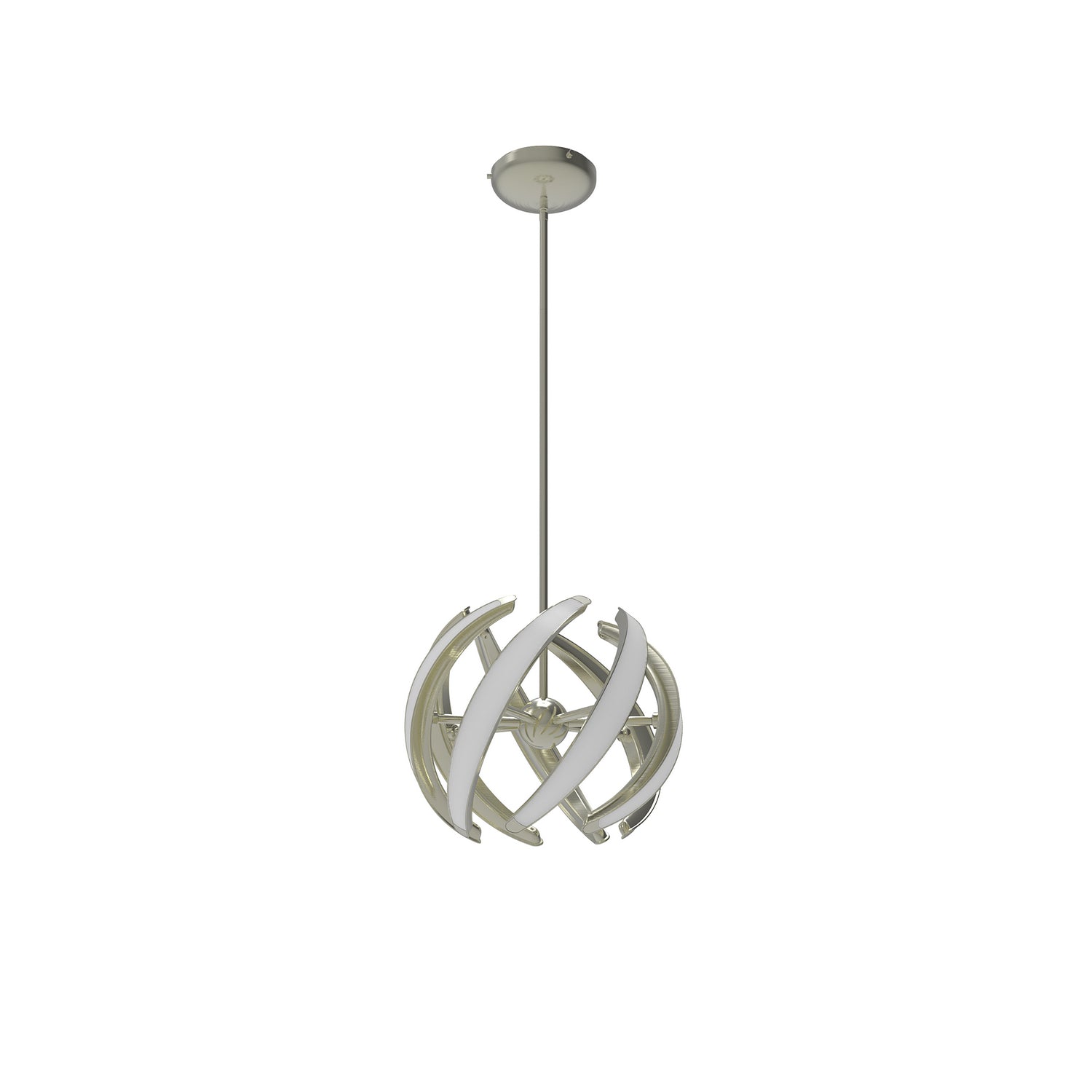 BlackJack Lighting - SWL-16P-SN-27U-30K - LED Pendant - Swirl - Satin Nickel