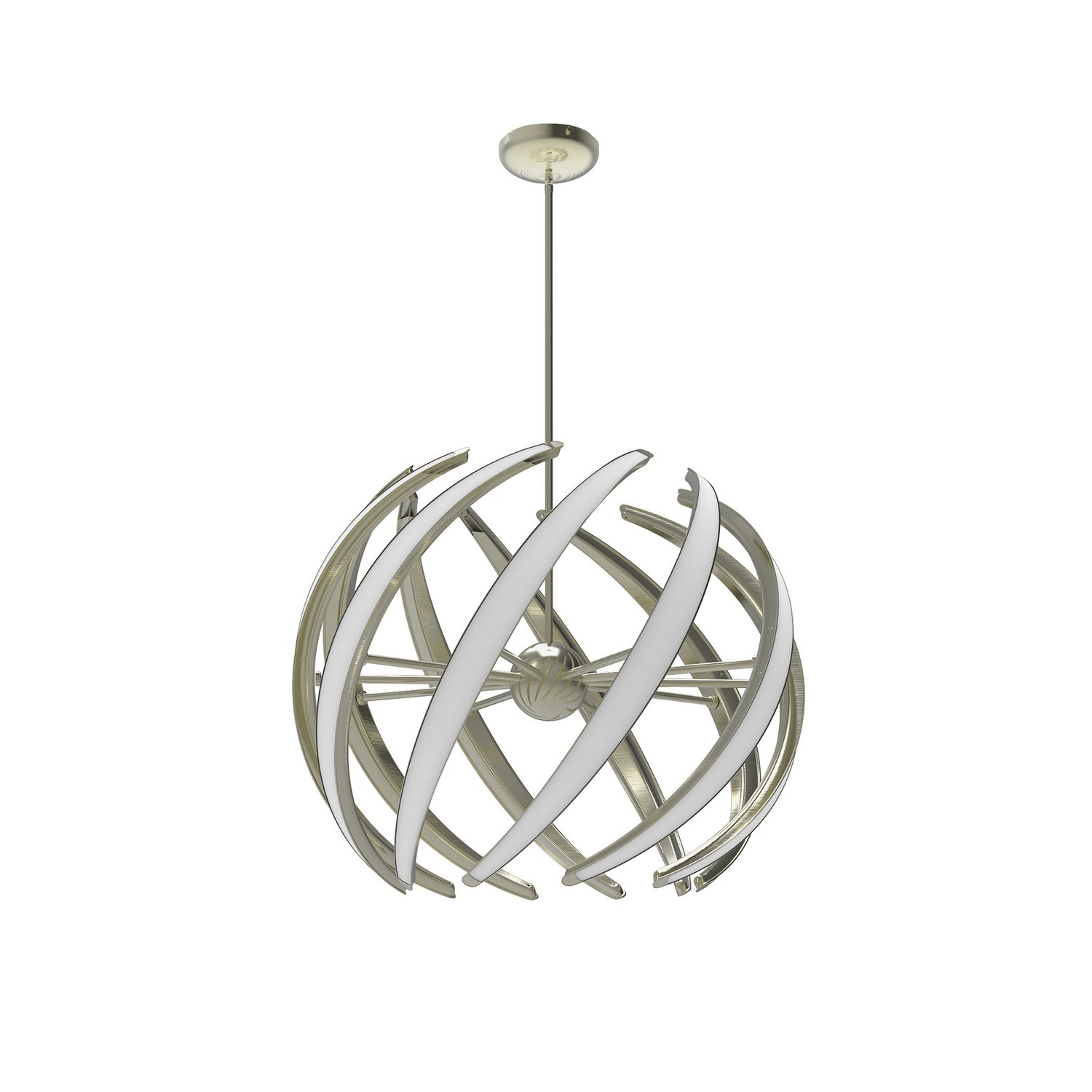 BlackJack Lighting - SWL-32P-SN-27Z-30K - LED Pendant - Swirl - Satin Nickel