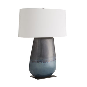 Arteriors - 17367-943 - One Light Table Lamp - Deagan - Gunmetal & Teal Reactive