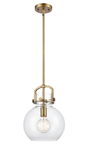 Innovations - 410-1S-BB-10CL - LED Mini Pendant - Downtown Urban - Brushed Brass