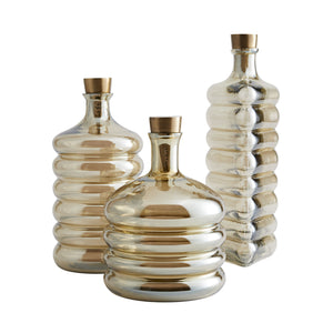 Arteriors - 4788 - Decanters Set of 3 - Fiona - Smoke Luster