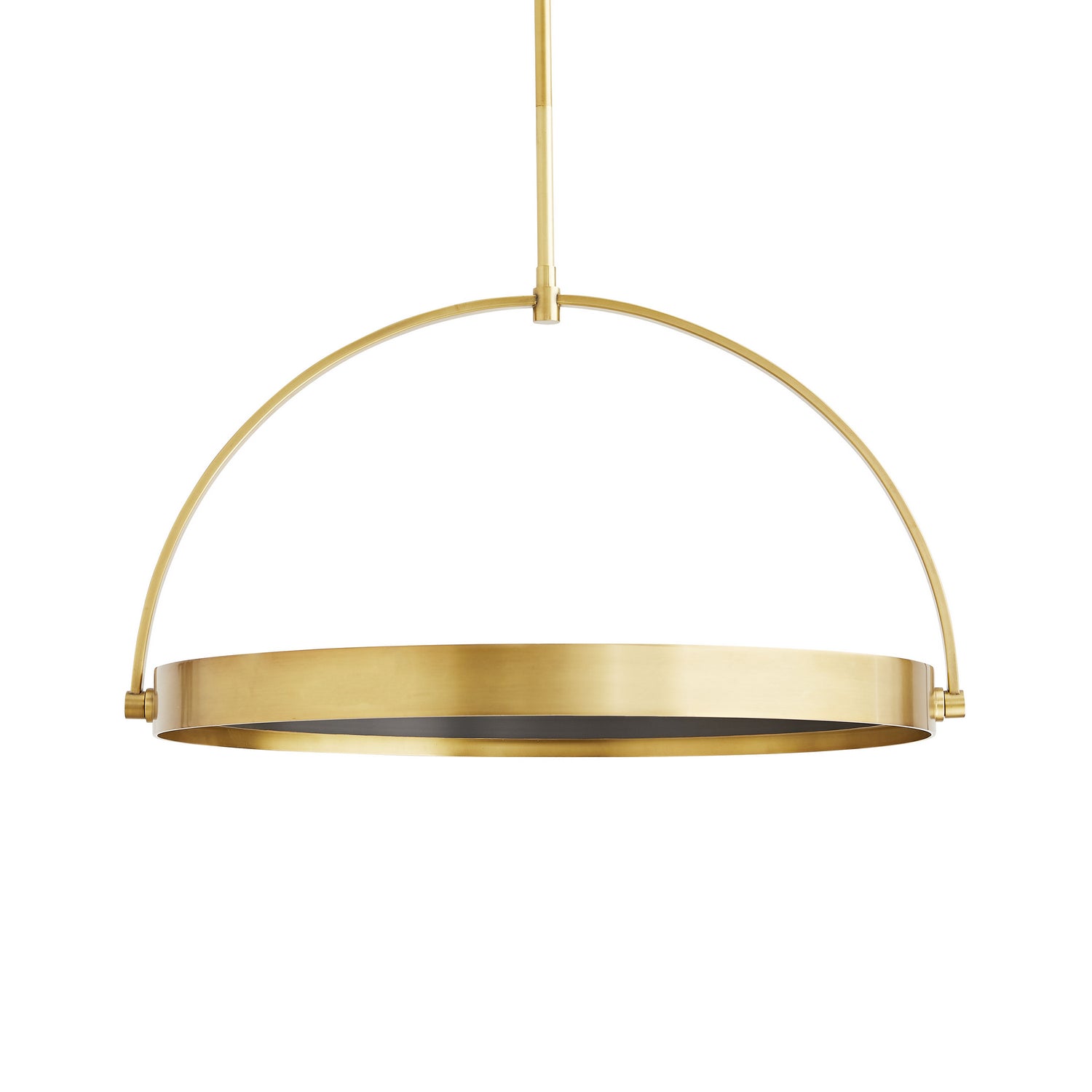 Arteriors - 49389 - LED Pendant - Fisk - Antique Brass