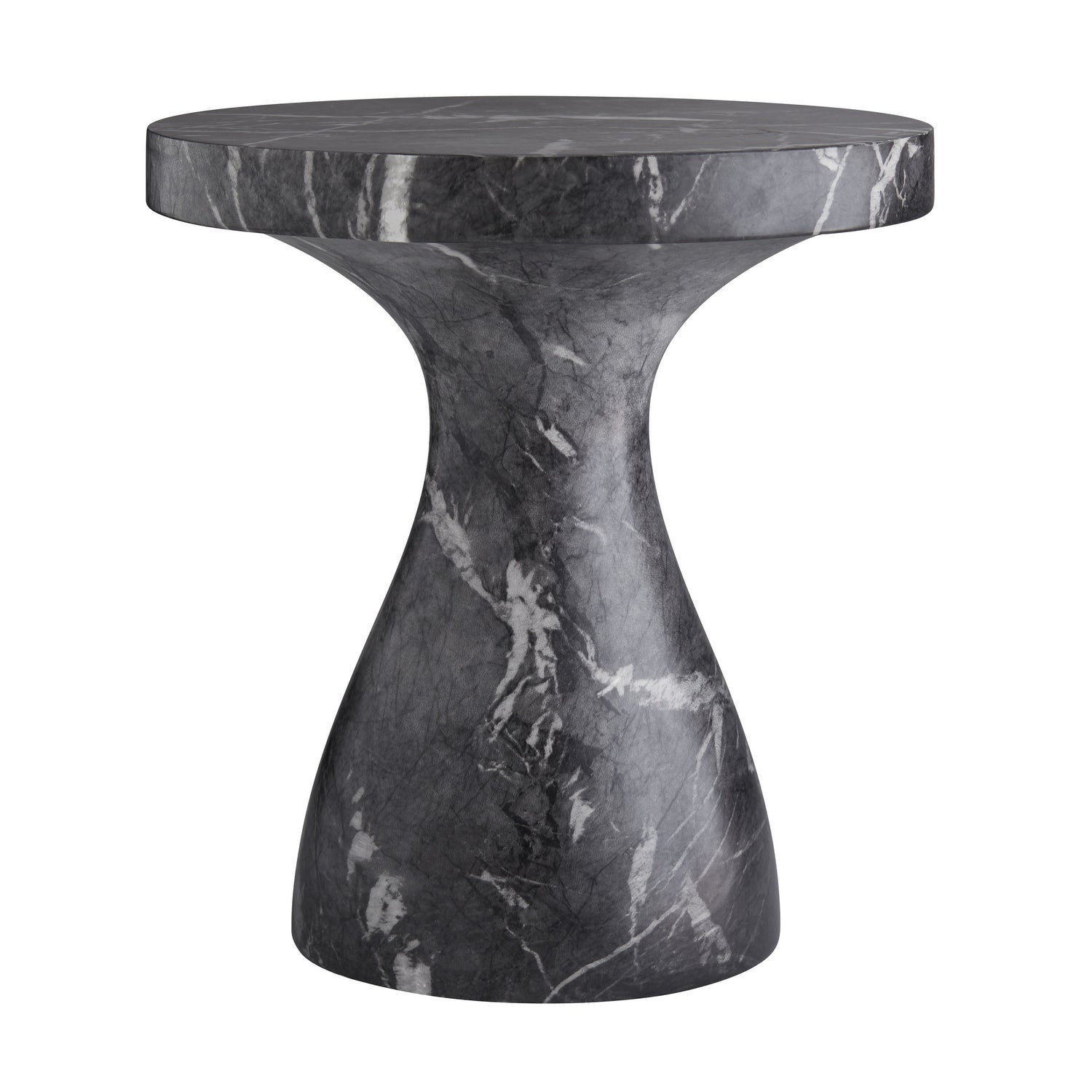 Arteriors - 5586 - Accent Table - Serafina - Black Faux Marble