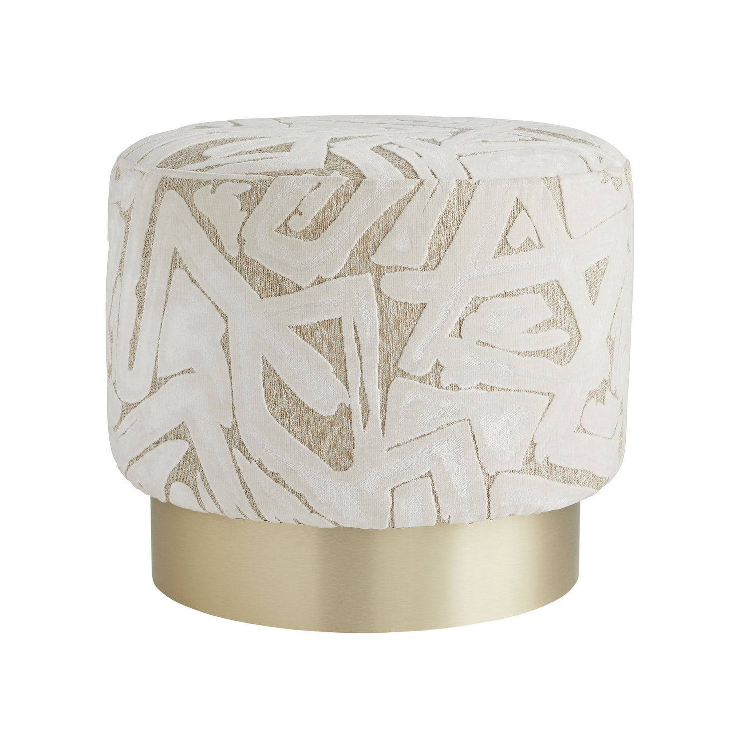 Arteriors Avalon Swivel Ottoman - Thumbnail 3