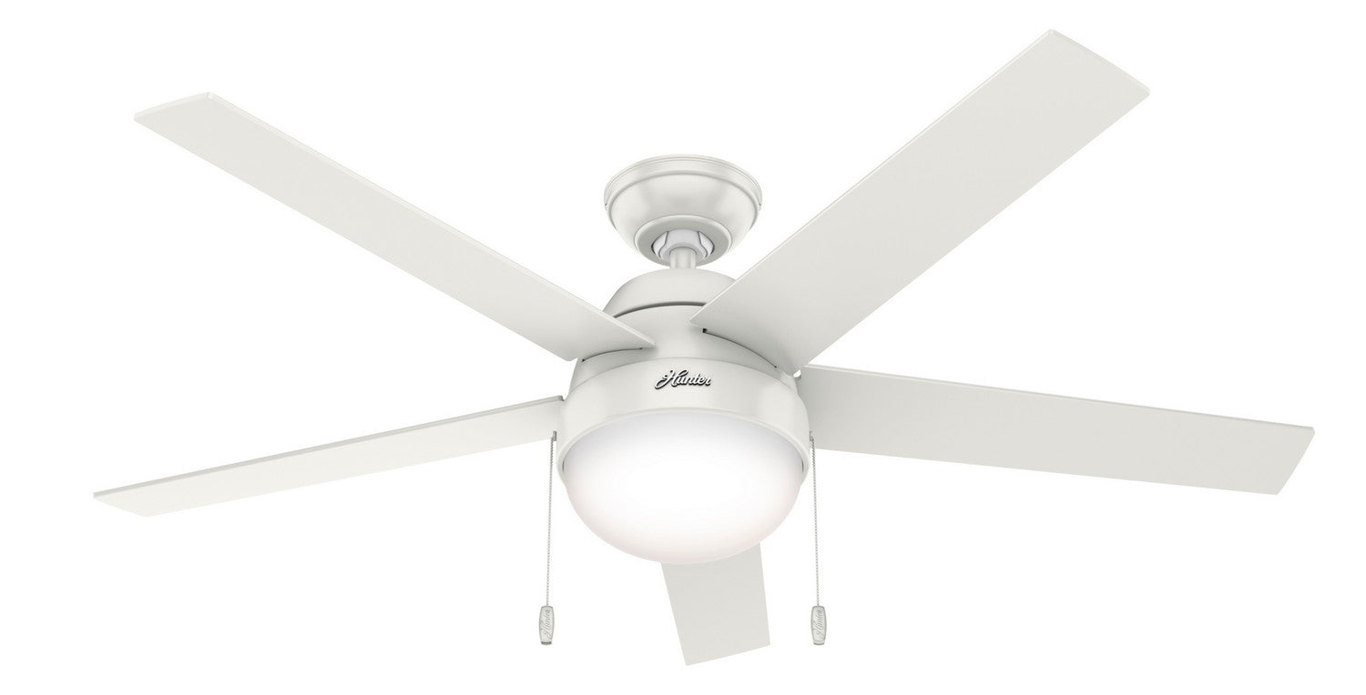 Hunter - 50231 - 52" Ceiling Fan - Anslee - Fresh White