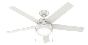 Hunter - 50231 - 52" Ceiling Fan - Anslee - Fresh White