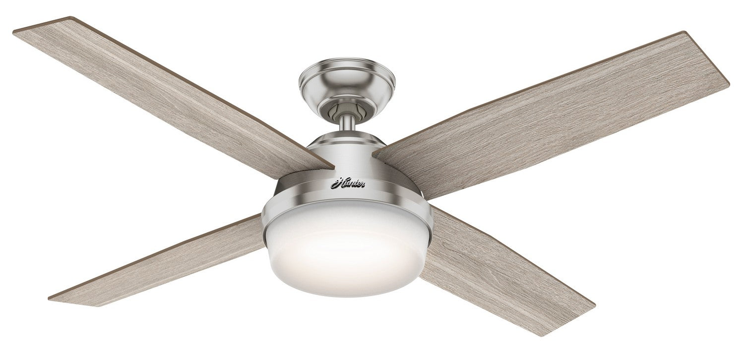 Hunter - 50284 - 52" Ceiling Fan - Dempsey - Brushed Nickel