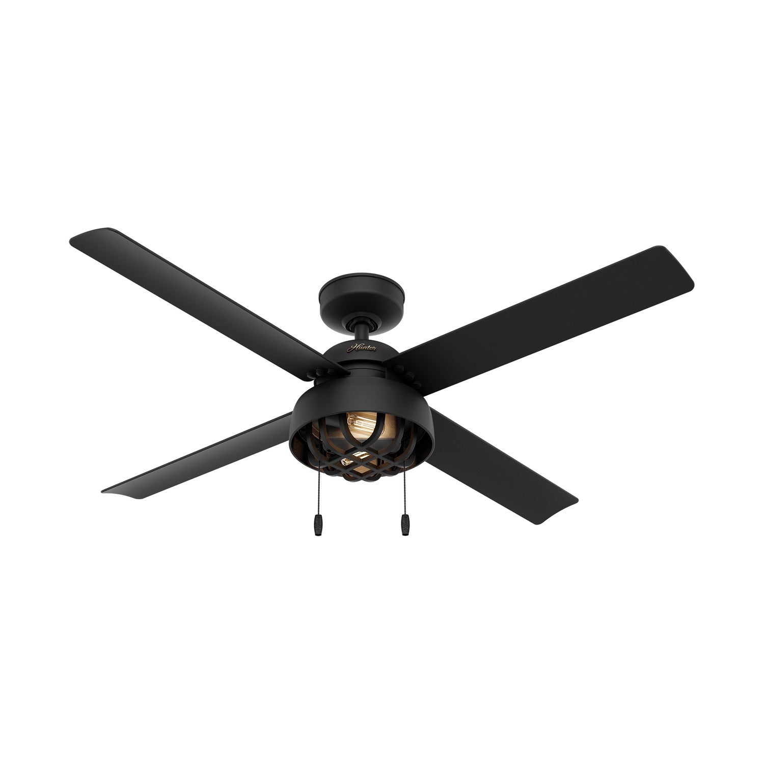 Hunter - 50336 - 52" Ceiling Fan - Spring Mill - Matte Black