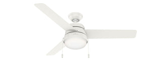 Hunter - 50378 - 52" Ceiling Fan - Aker - Fresh White