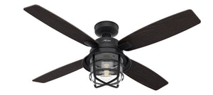 Hunter - 50391 - 52" Ceiling Fan - Port Royale - Natural Black Iron
