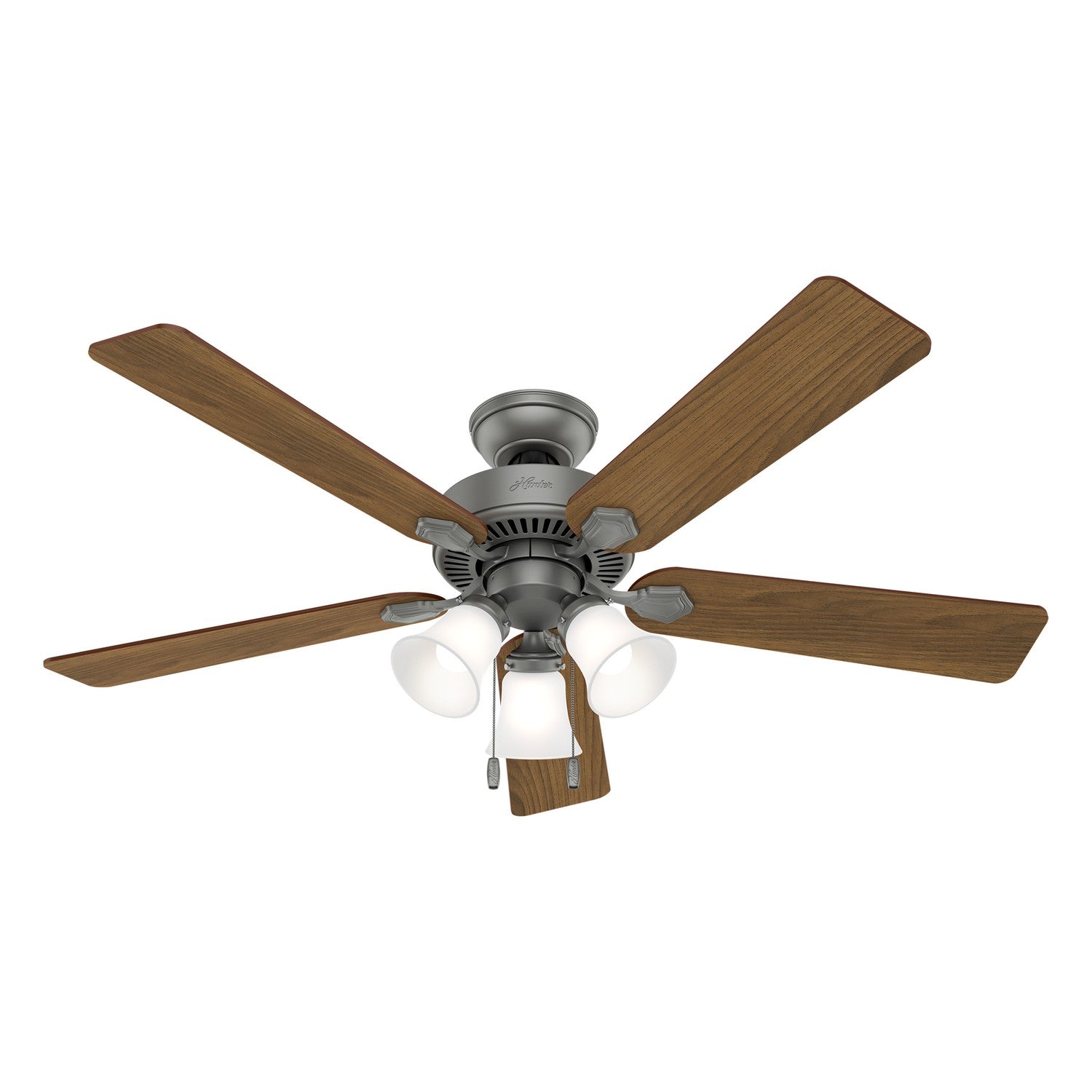 Hunter - 50894 - 52" Ceiling Fan - Swanson - Matte Silver