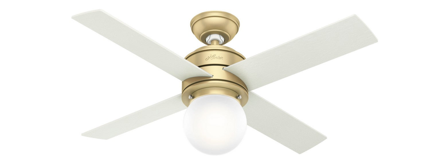 Hunter - 52313 - 44" Ceiling Fan - Hepburn - Modern Brass