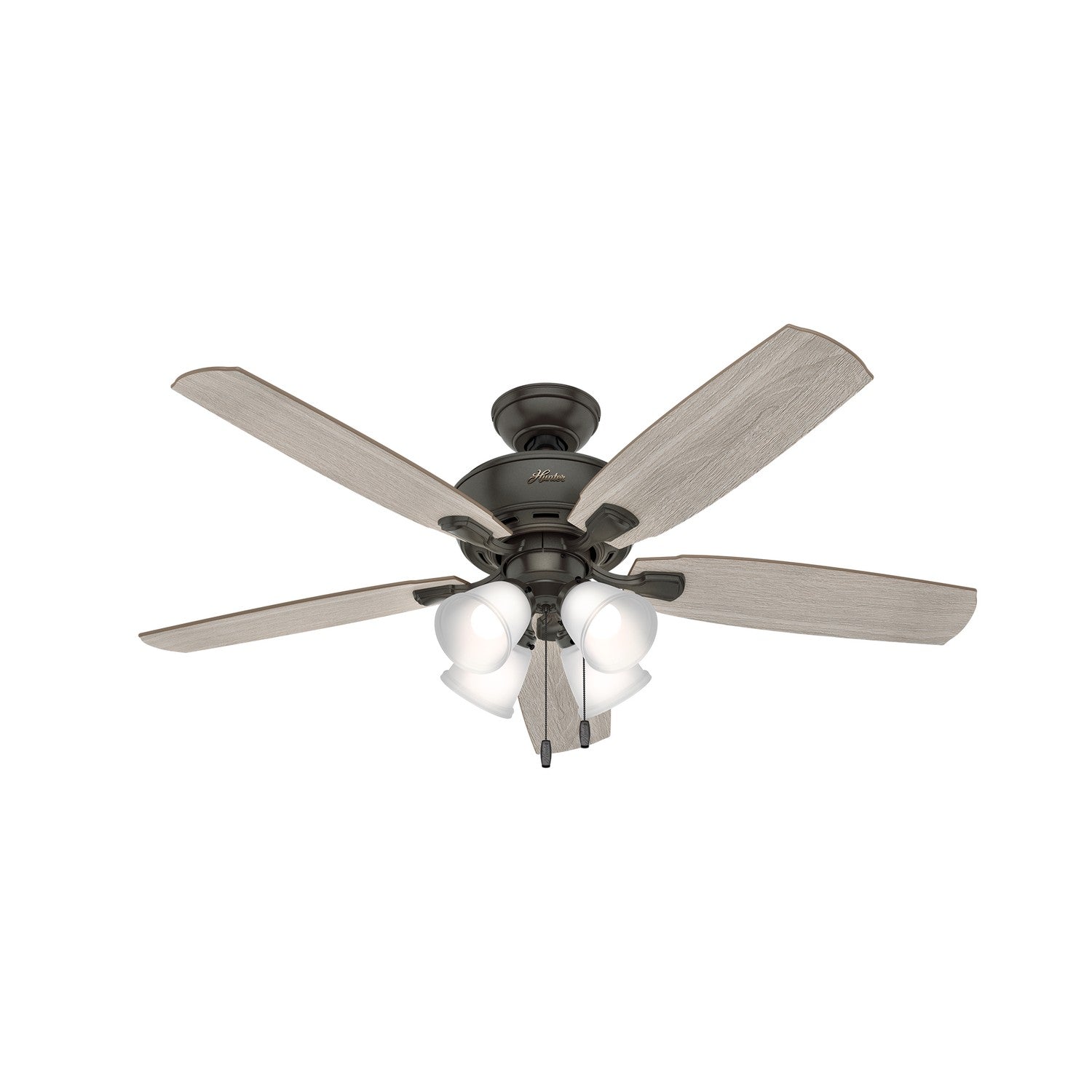 Hunter - 53215 - 52" Ceiling Fan - Amberlin - Noble Bronze