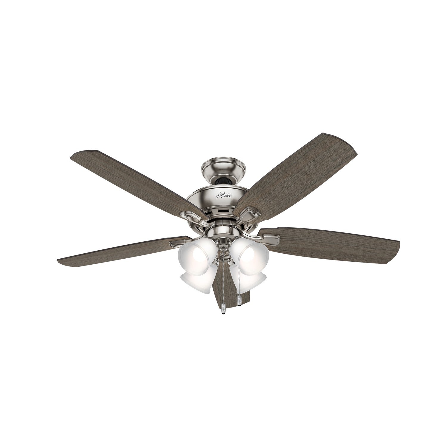 Hunter - 53216 - 52" Ceiling Fan - Amberlin - Brushed Nickel