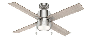 Hunter - 54214 - 52" Ceiling Fan - Beck - Brushed Nickel