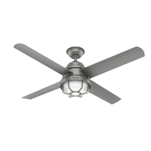 Hunter - 55085 - 54" Ceiling Fan - Searow - Matte Silver