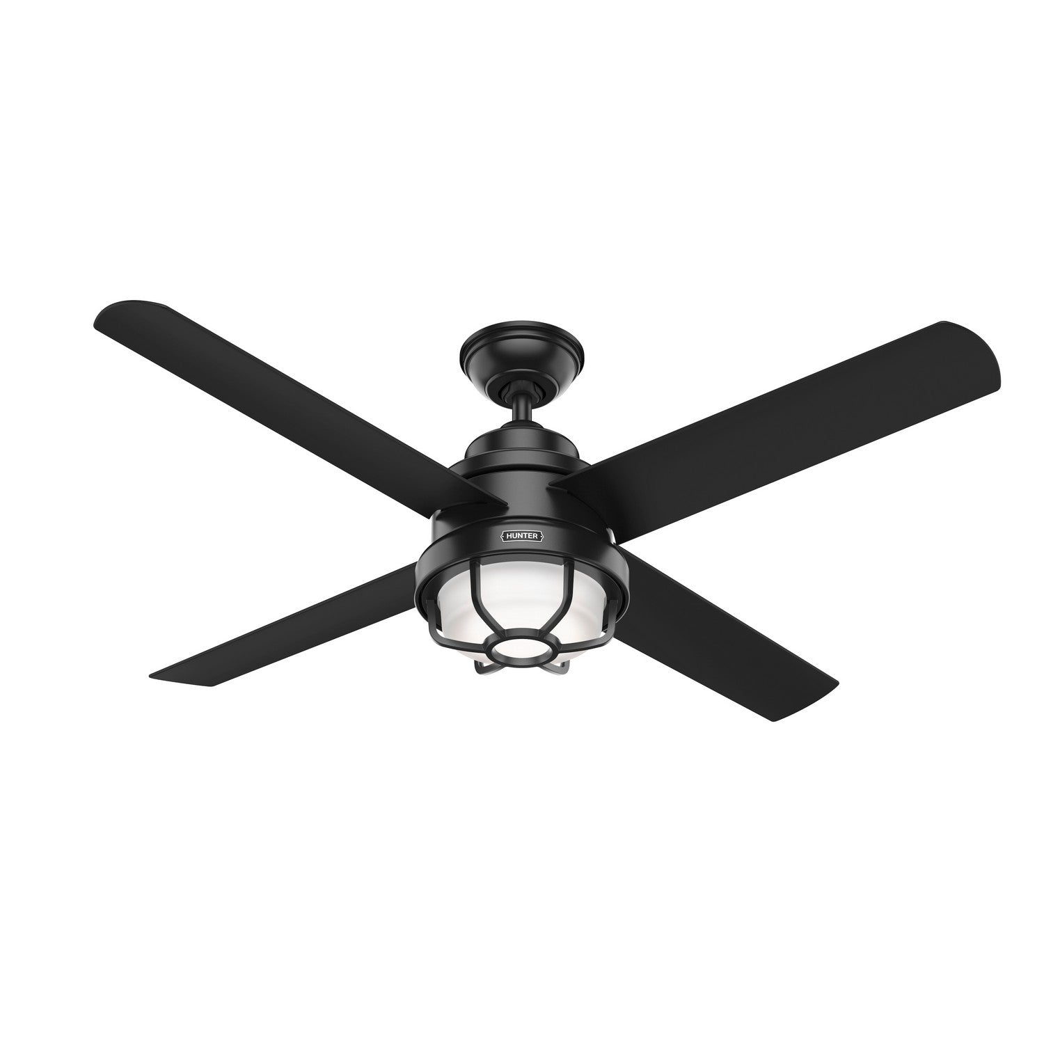 Hunter - 55086 - 54" Ceiling Fan - Searow - Matte Black