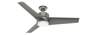 Hunter - 59472 - 54" Ceiling Fan - Havoc - Matte Silver