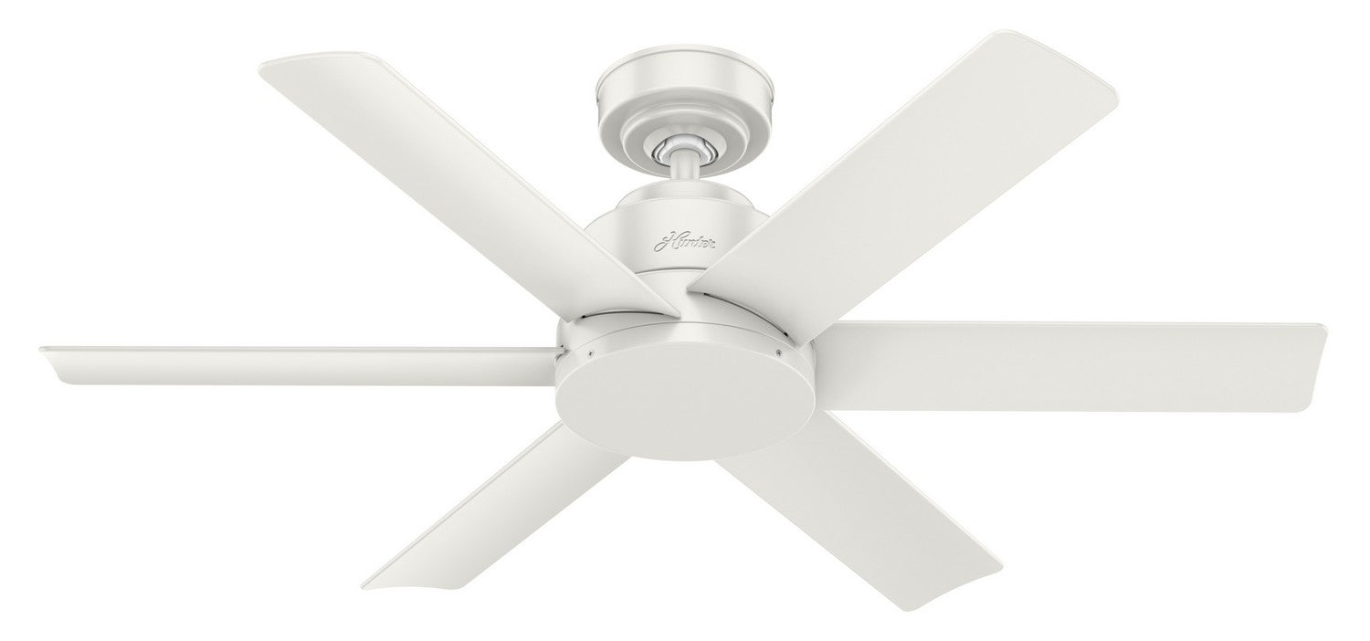 Hunter - 59614 - 44" Ceiling Fan - Kennicott - Fresh White