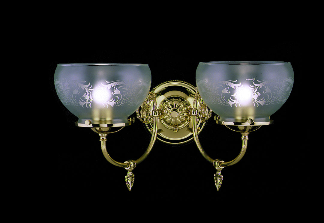 Framburg - 7522 PB - Two Light Wall Sconce - Chancery - Polished Brass