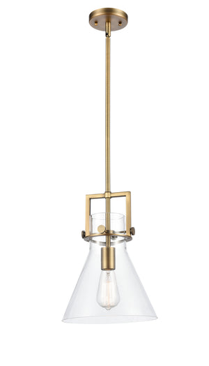 Innovations - 411-1S-BB-10CL - LED Mini Pendant - Downtown Urban - Brushed Brass