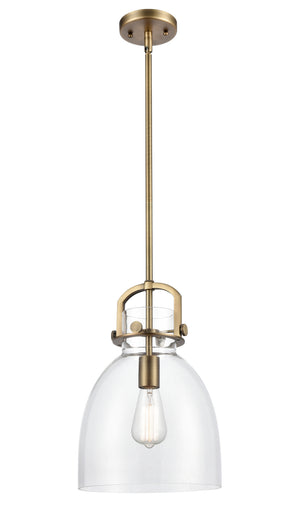 Innovations - 412-1S-BB-10CL - LED Mini Pendant - Downtown Urban - Brushed Brass