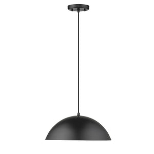 Golden - 0212-L BLK - Two Light Pendant - Walker - Matte Black