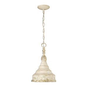 Golden - 0806-S AI - One Light Mini Pendant - Keating - Antique Ivory