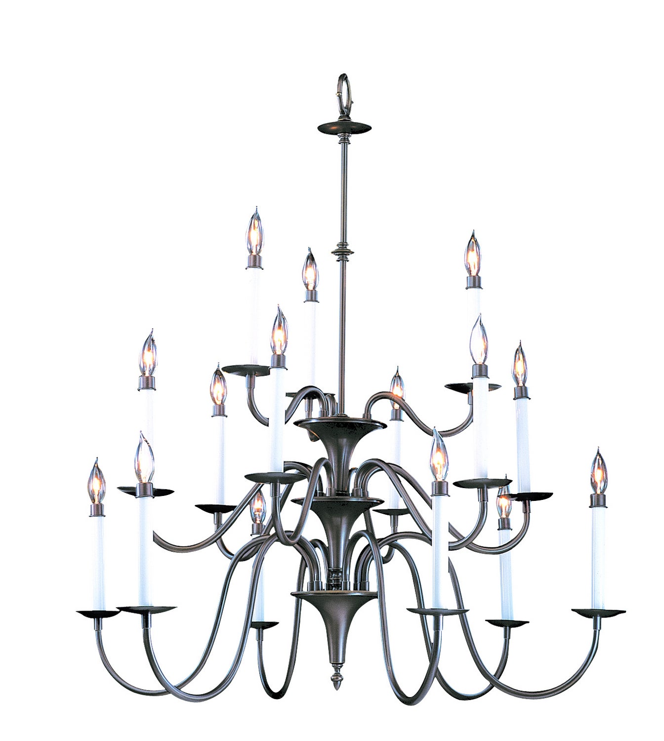 Framburg - 9235 MB - 15 Light Foyer Chandelier - Jamestown - Mahogany Bronze