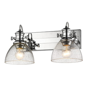 Golden - 3118-2SF CH-SD - Two Light Semi-Flush Mount - Hines CH - Chrome