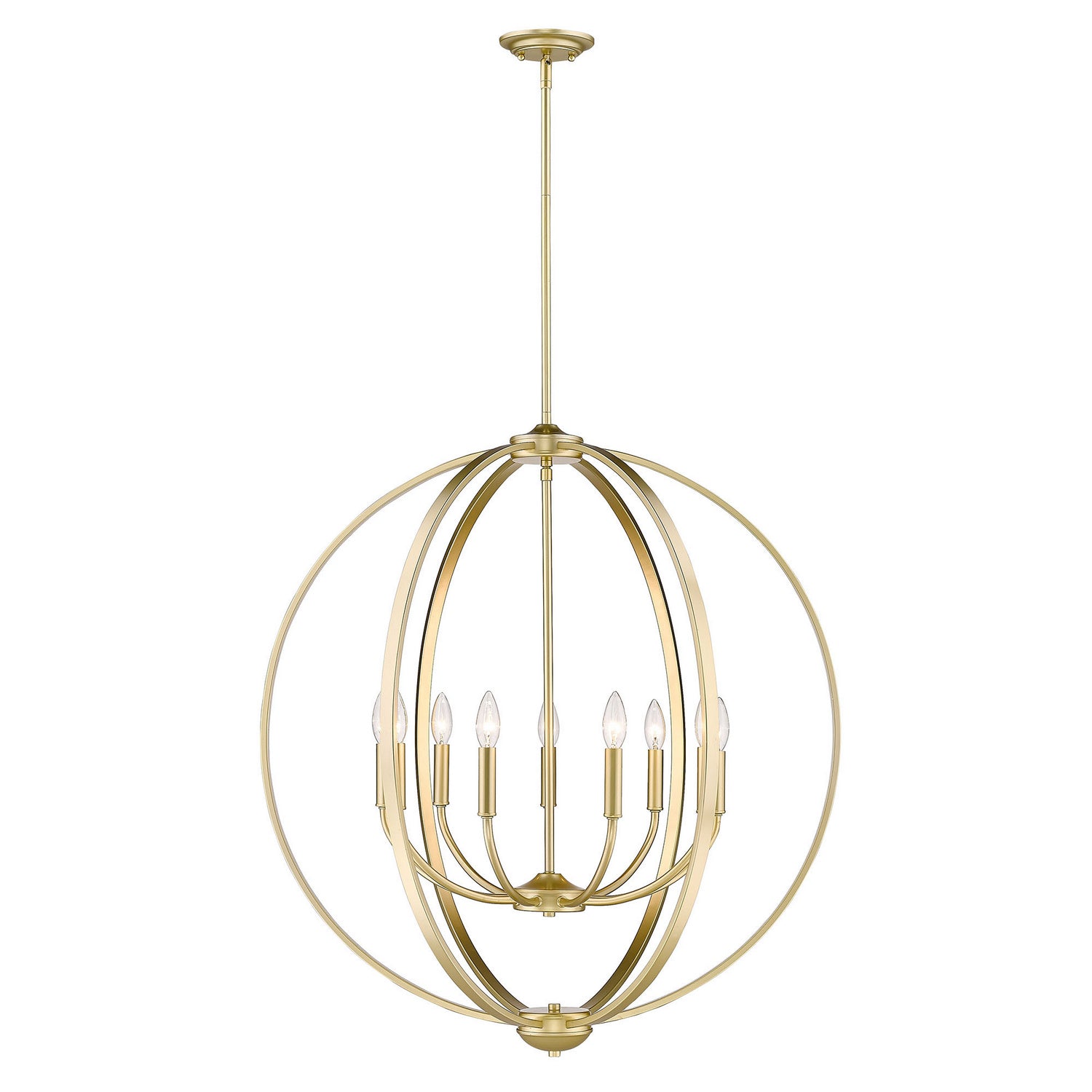 Golden - 3167-9 OG - Nine Light Chandelier - Colson OG - Olympic Gold