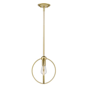 Golden - 3167-M1L OG - One Light Mini Pendant - Colson OG - Olympic Gold