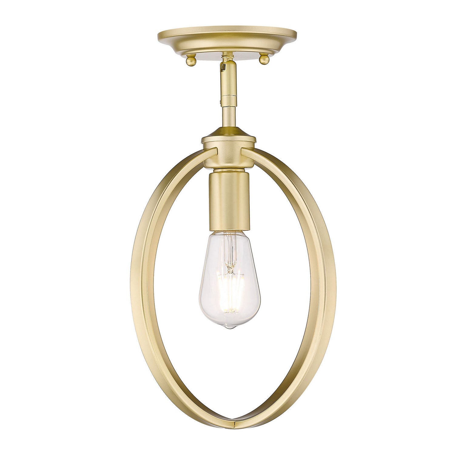 Golden - 3167-M1L OG - One Light Mini Pendant - Colson OG - Olympic Gold