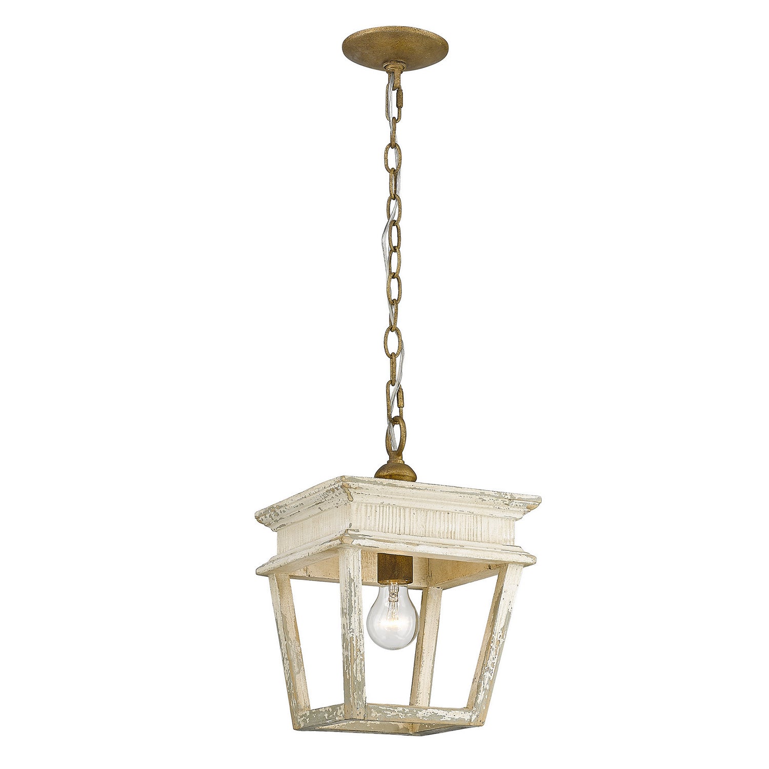 Golden - 0839-M1L BC - One Light Mini Pendant - Haiden - Burnished Chestnut