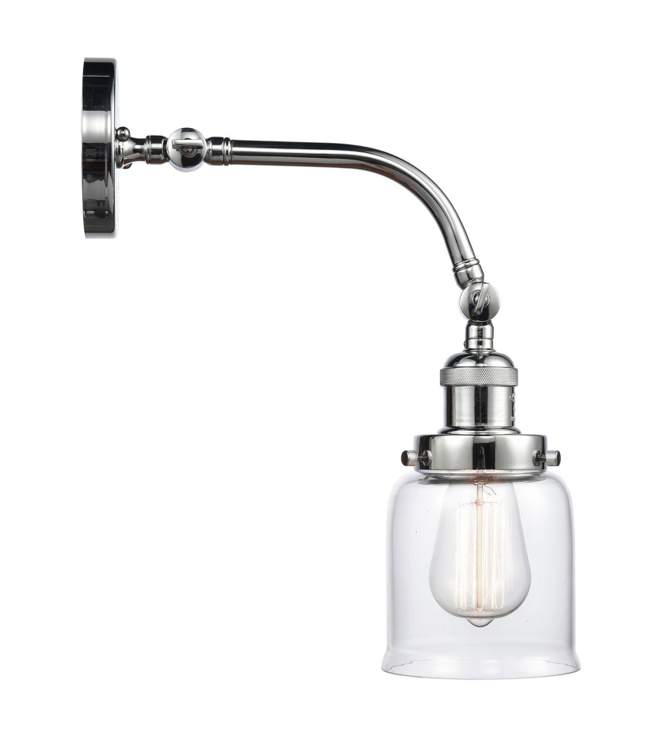 Innovations - 515-1W-PC-G52 - One Light Wall Sconce - Franklin Restoration - Polished Chrome