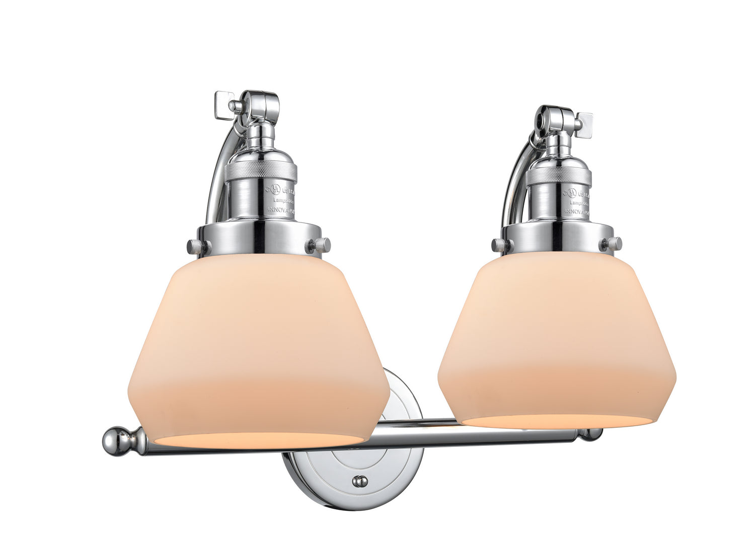 Innovations - 515-2W-PC-G171 - Two Light Bath Vanity - Franklin Restoration - Polished Chrome