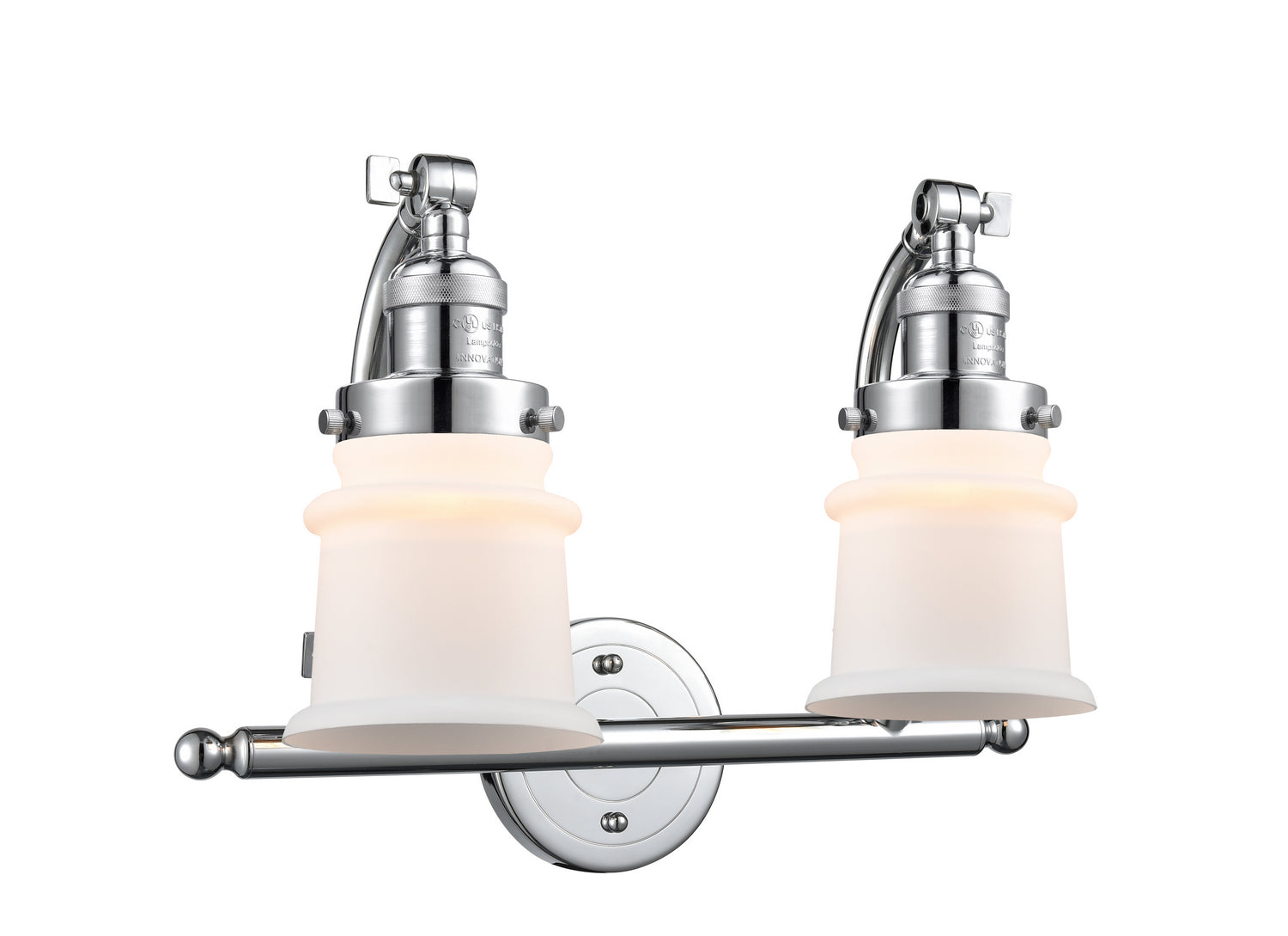 Innovations - 515-2W-PC-G181S - Two Light Bath Vanity - Franklin Restoration - Polished Chrome